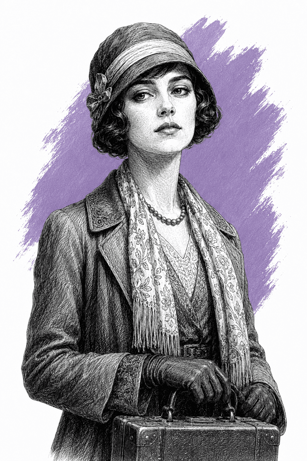 Illustrated portrait of Jig