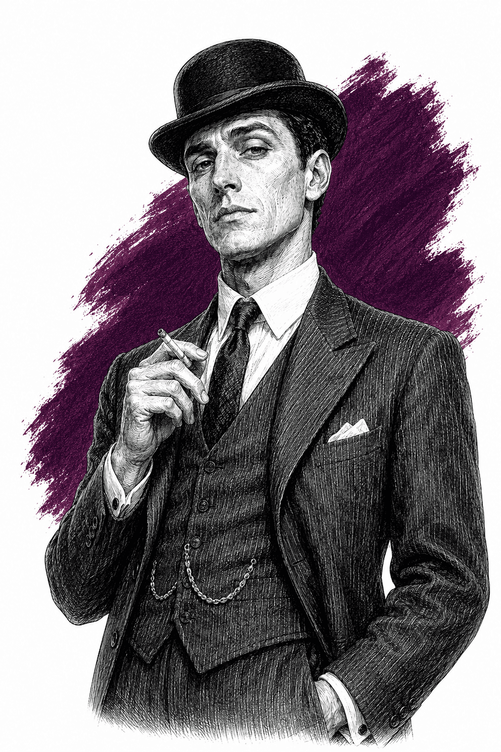 Illustrated portrait of Max