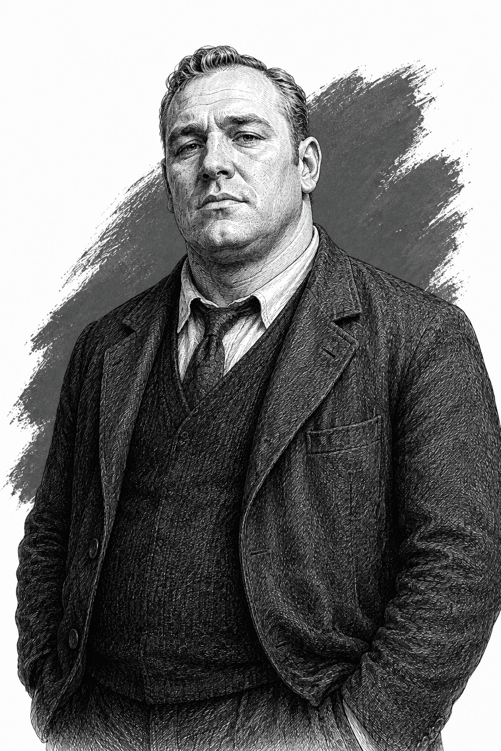 Illustrated portrait of Retana