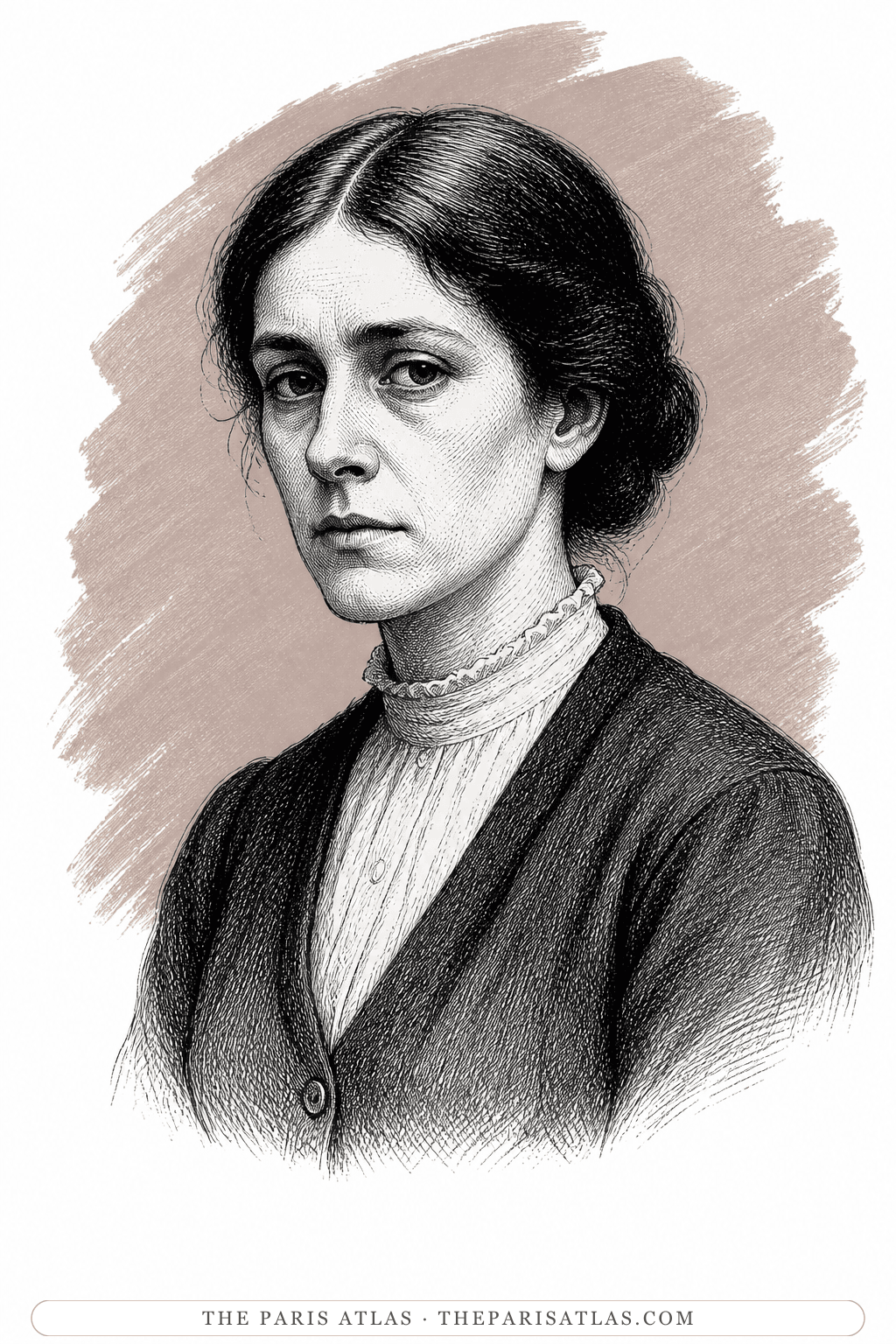 Illustrated portrait of Blanche