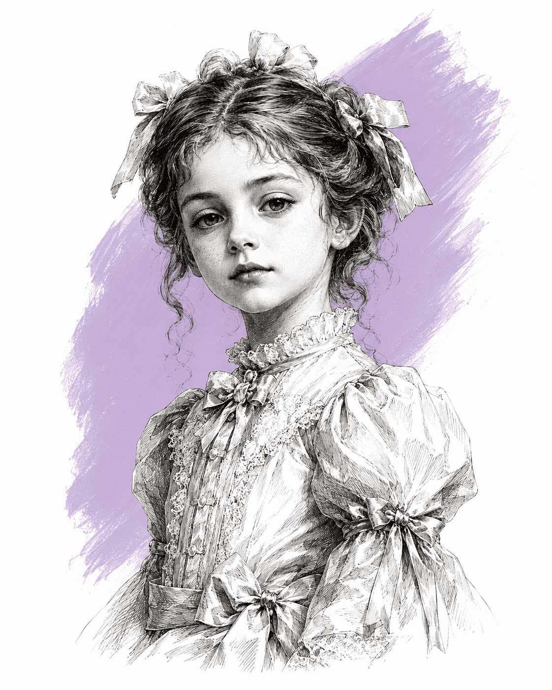 Illustrated portrait of Princess Rita