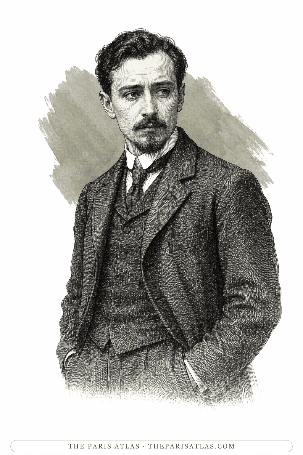 Illustrated portrait of Dr. Bomgard