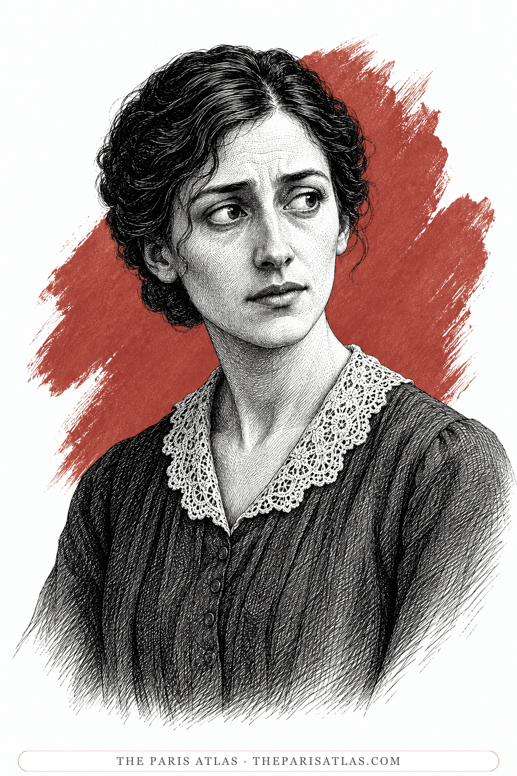 Illustrated portrait of Lucrezia (Rezia) Warren Smith