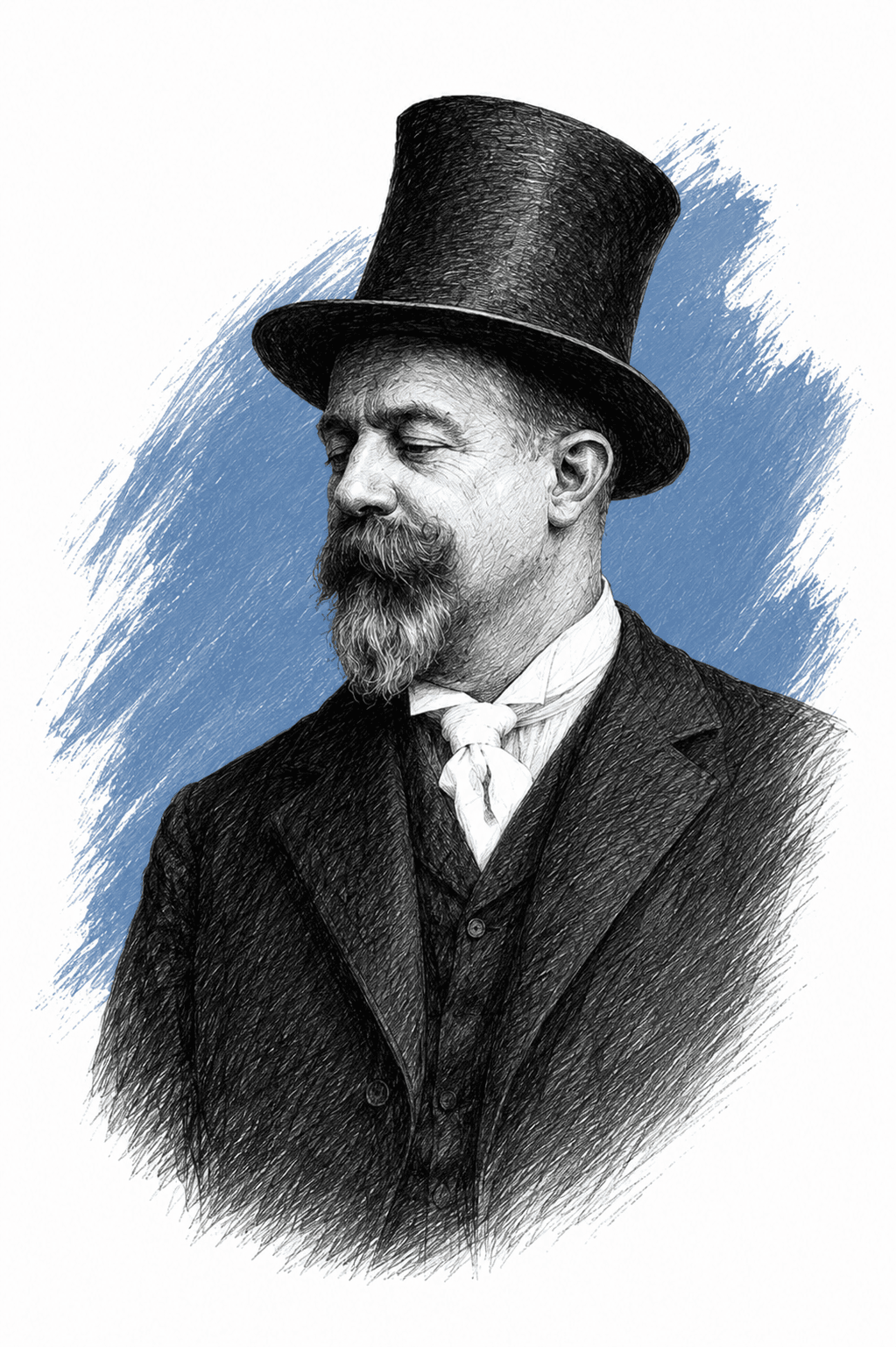 Illustrated portrait of Willy