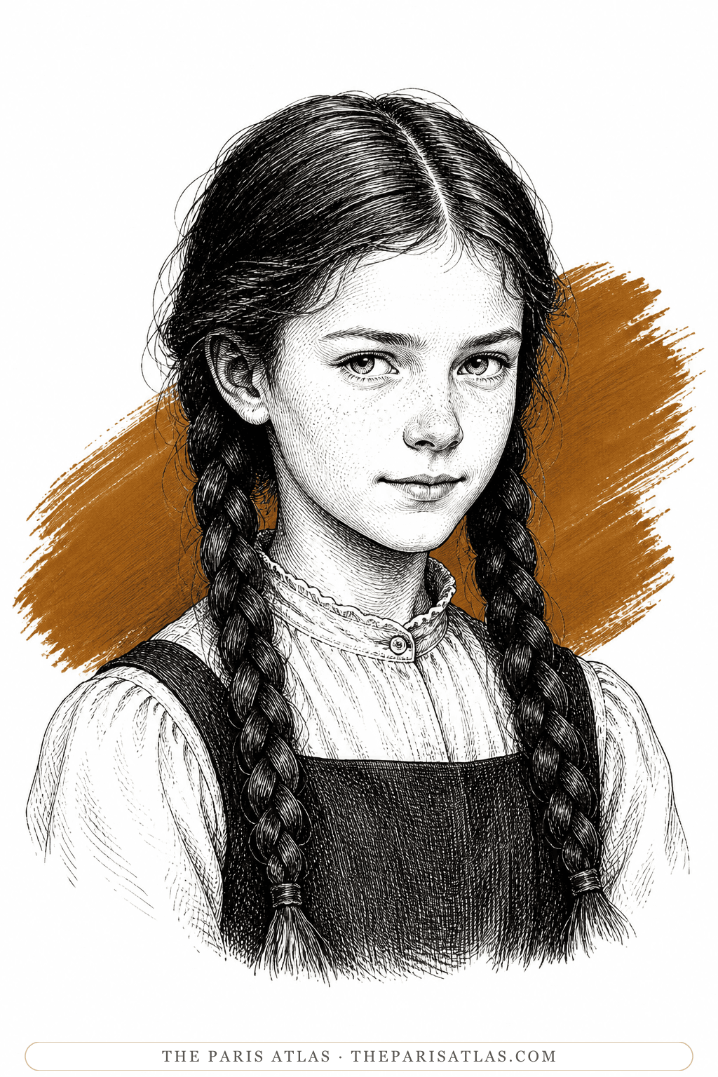Illustrated portrait of Minet-Chéri