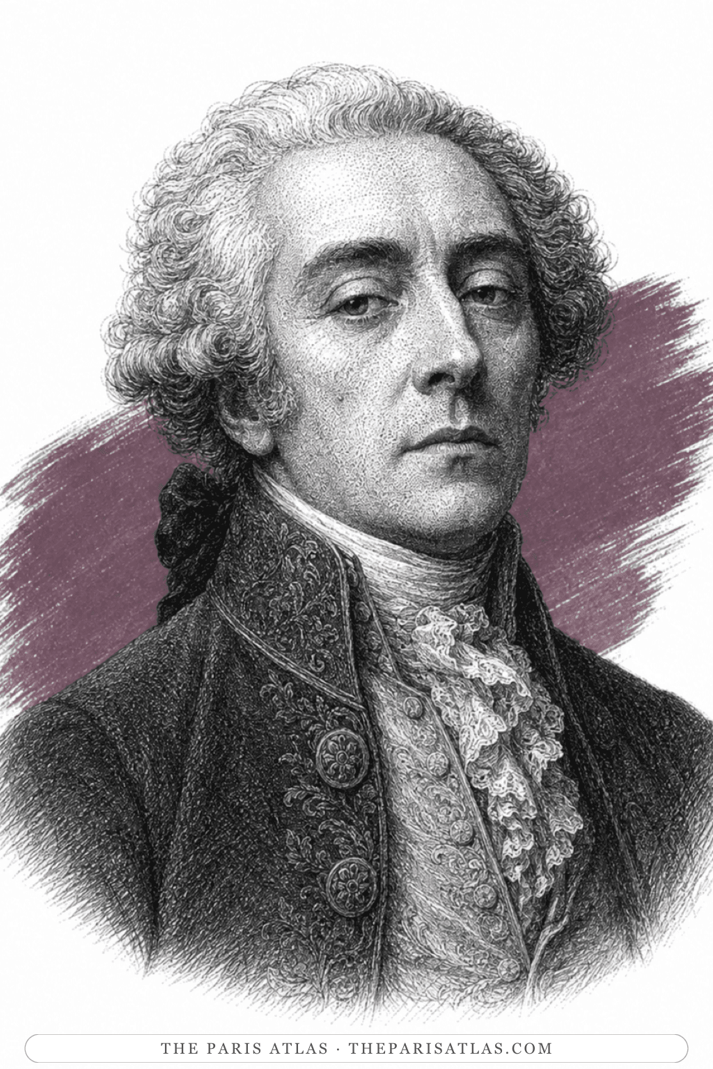 Illustrated portrait of Marquis de Rollebon