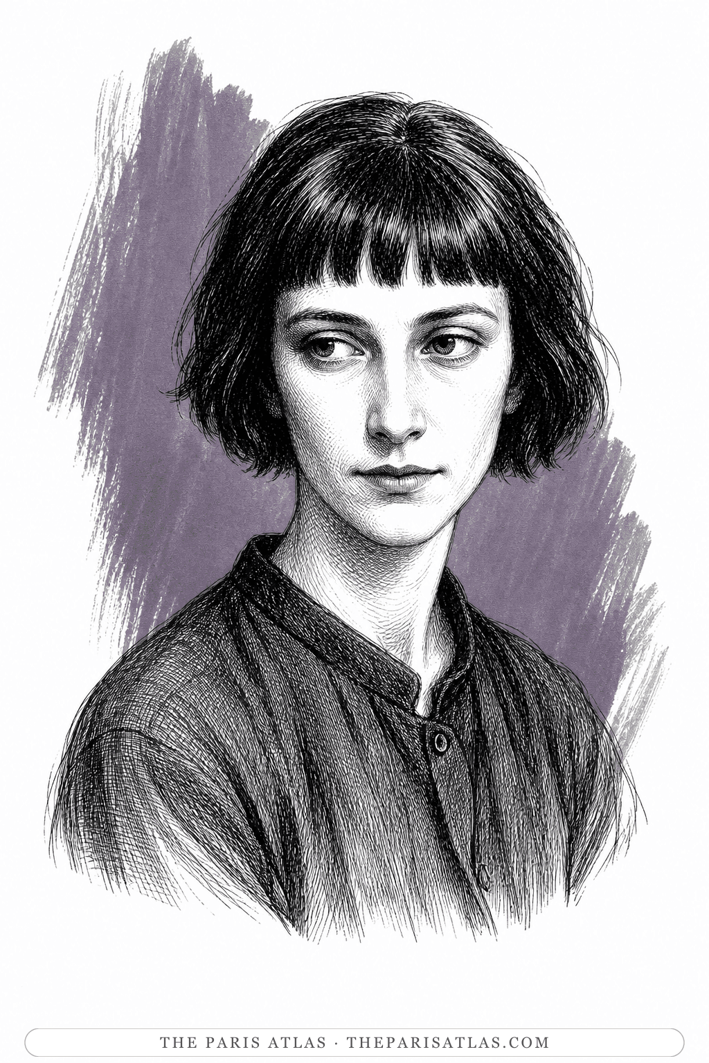 Illustrated portrait of Stasia