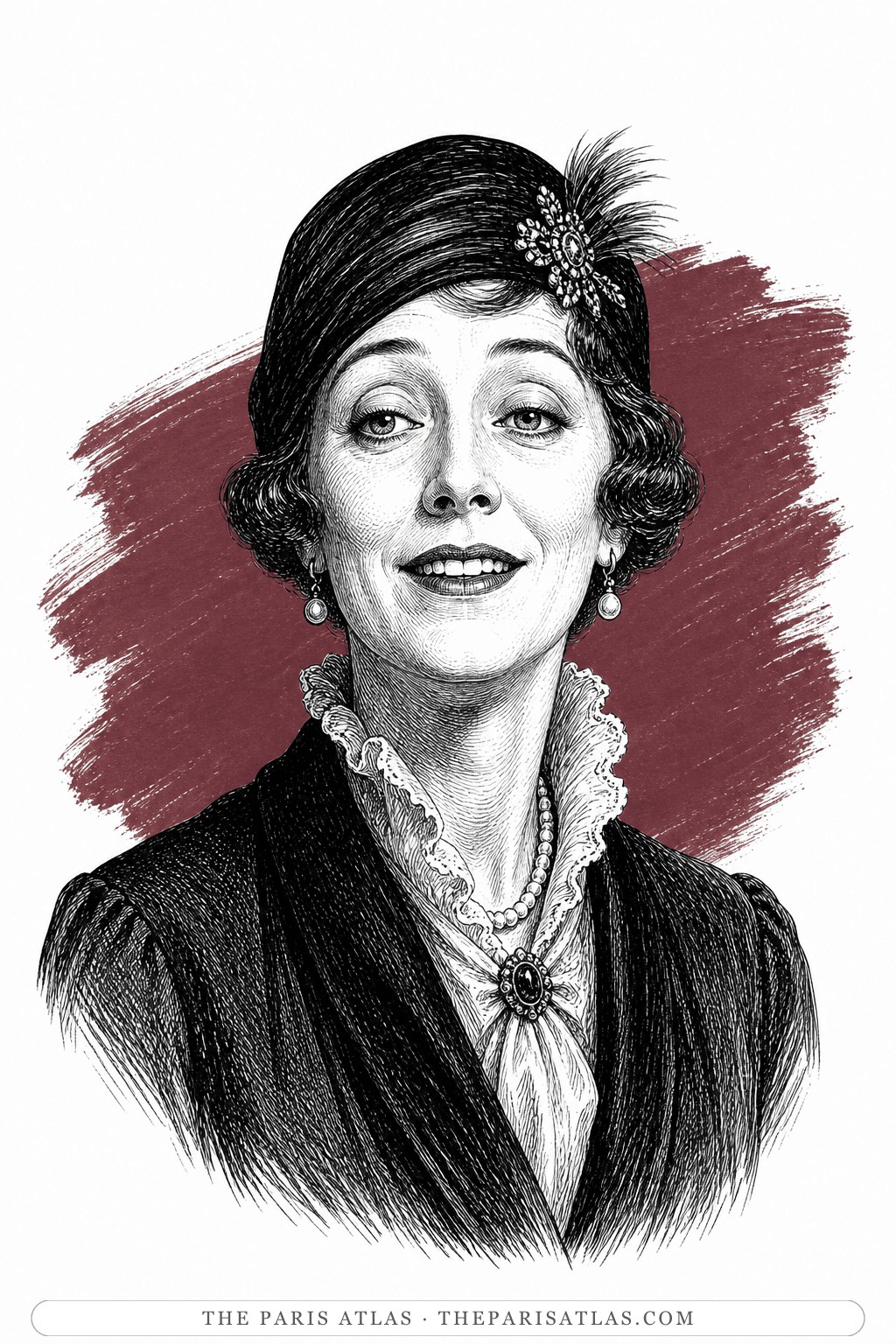 Illustrated portrait of Jenny Petherbridge