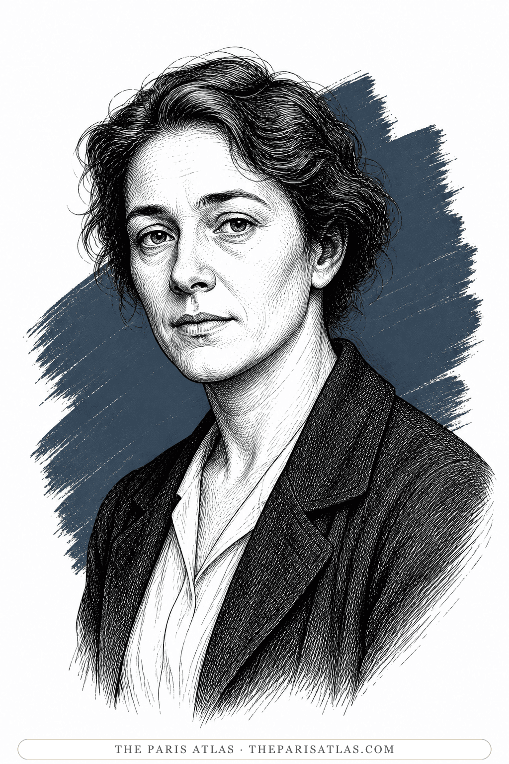 Illustrated portrait of Nora Flood