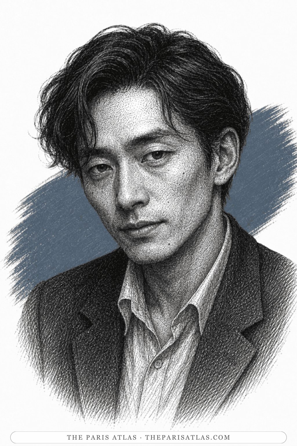 Illustrated portrait of Ōba Yōzō