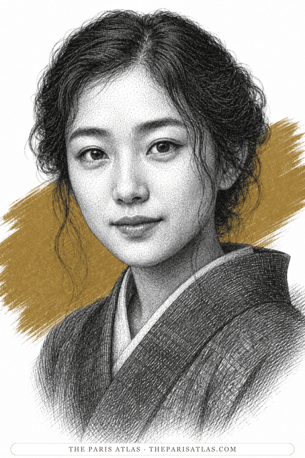 Illustrated portrait of Yoshiko