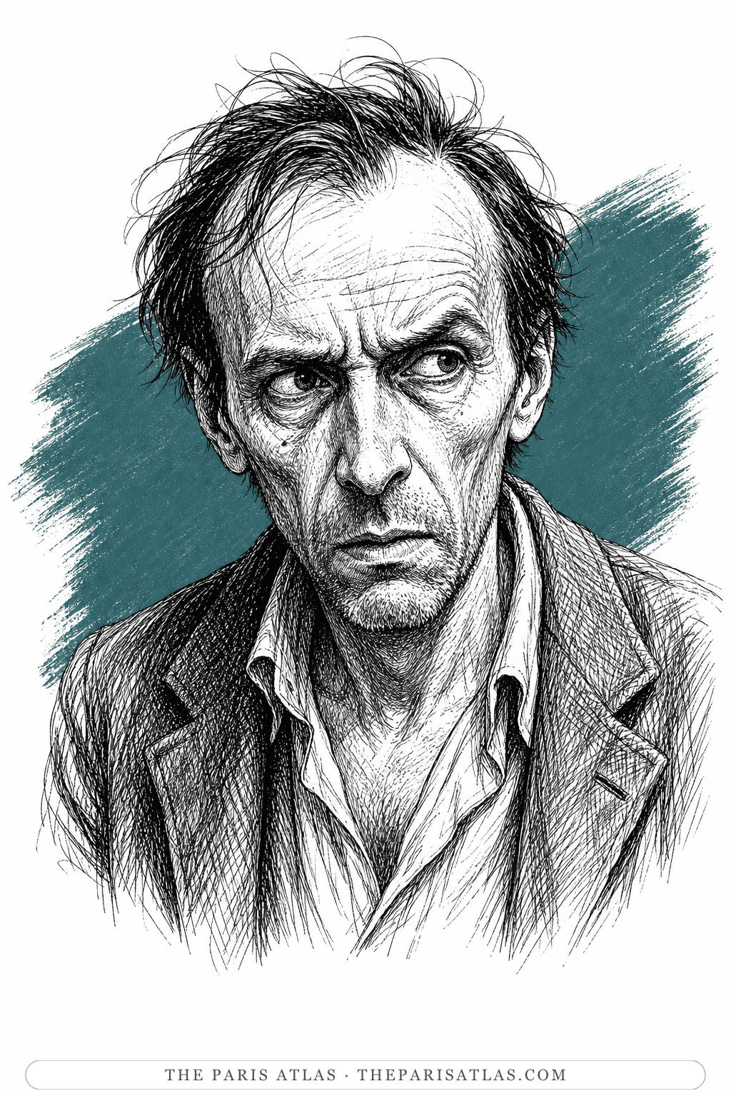 Illustrated portrait of Ferdinand
