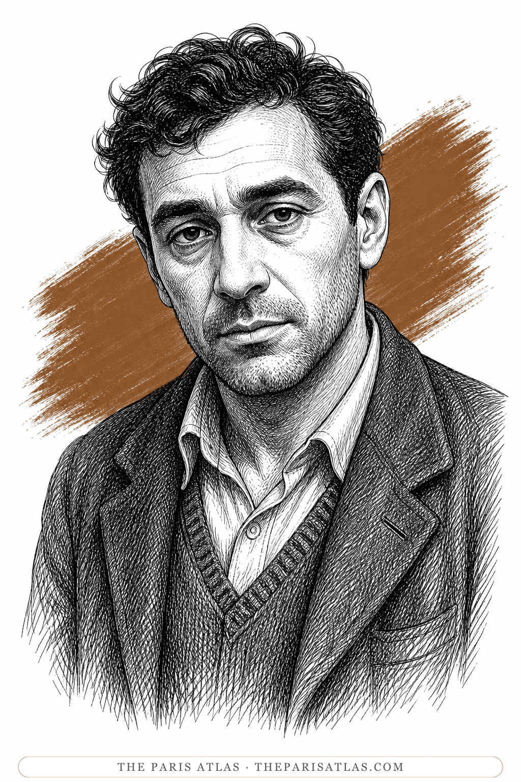 Illustrated portrait of Ottavio