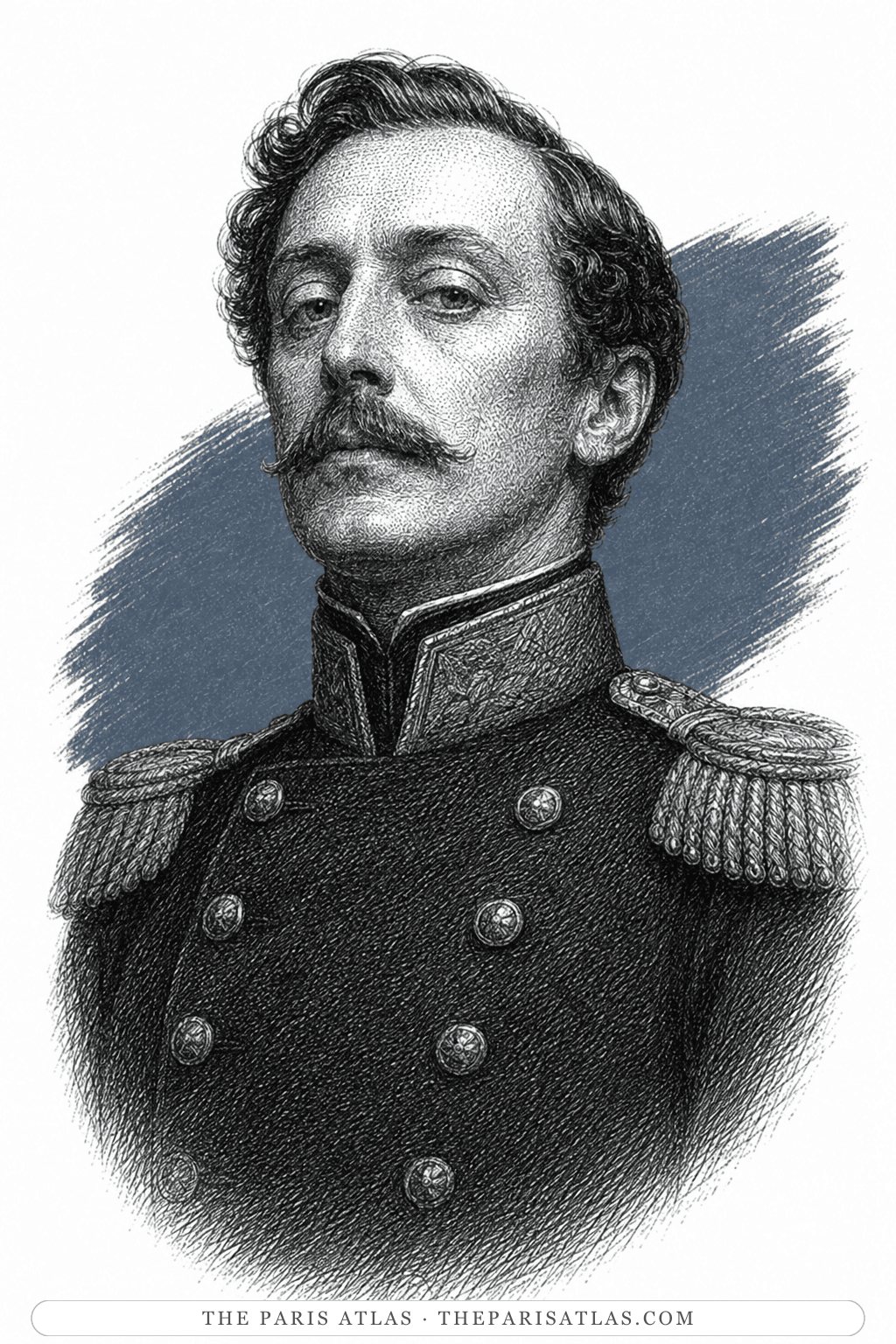 Illustrated portrait of The officer