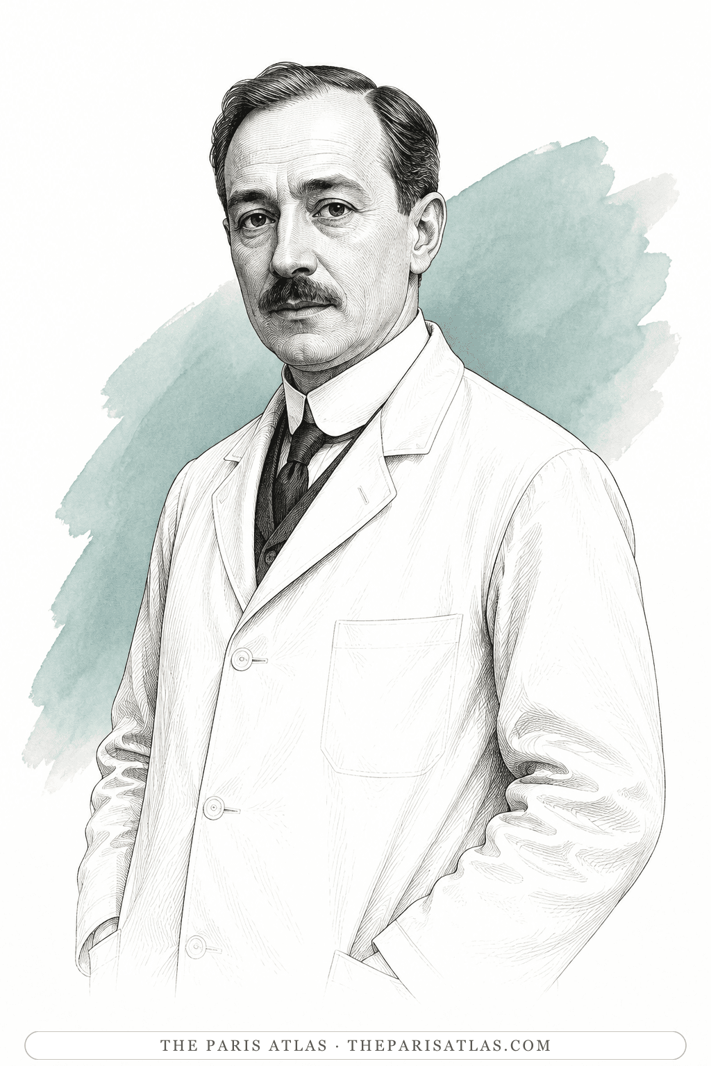 Illustrated portrait of Doctors and clinic staff