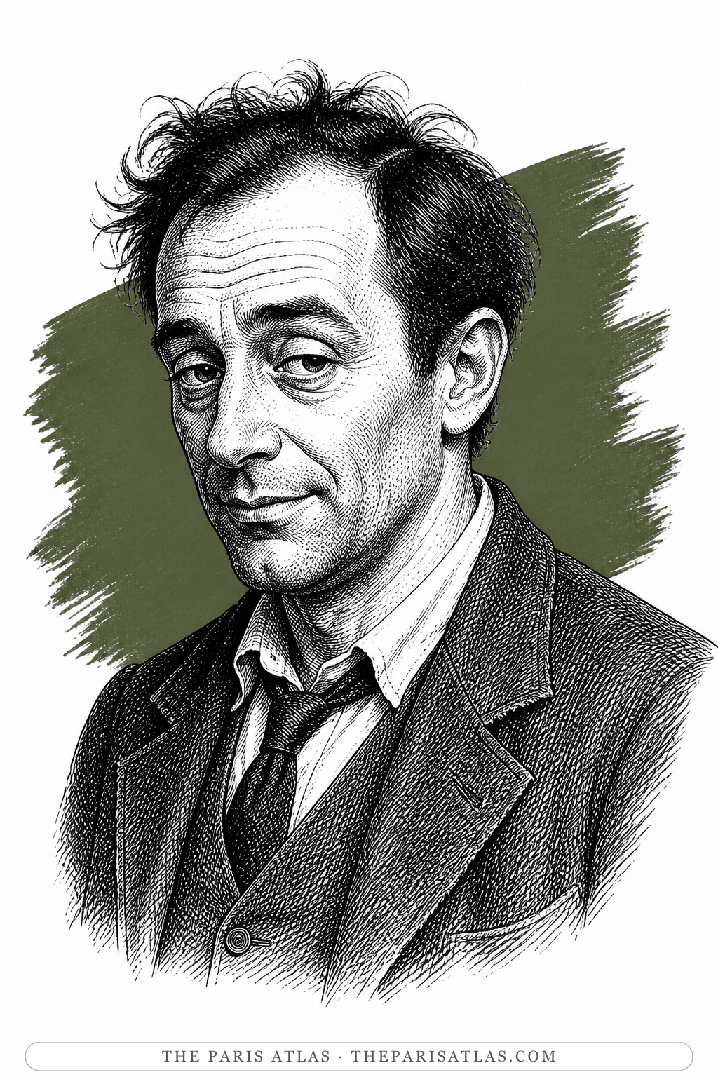 Illustrated portrait of Kronski
