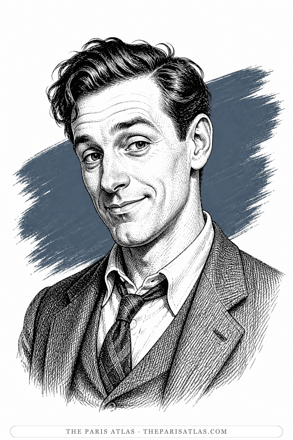 Illustrated portrait of Ned