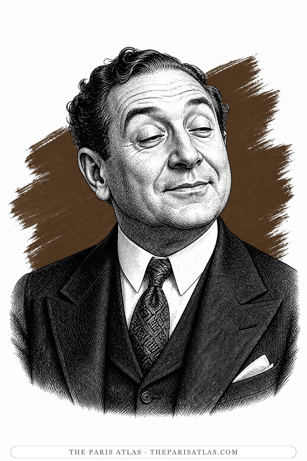 Illustrated portrait of Sheldon