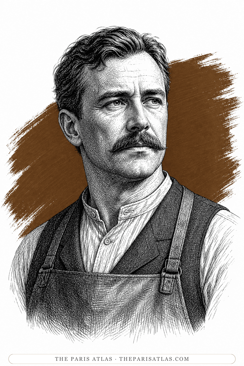 Illustrated portrait of Joseph Wainsworth