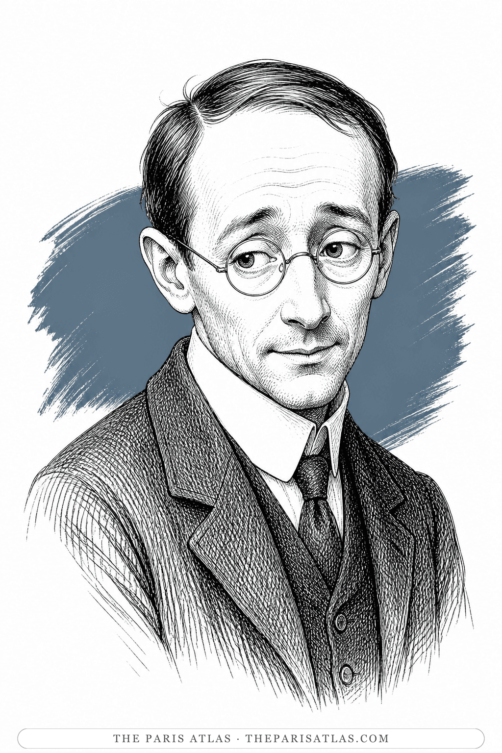 Illustrated portrait of Monsieur Berlureau