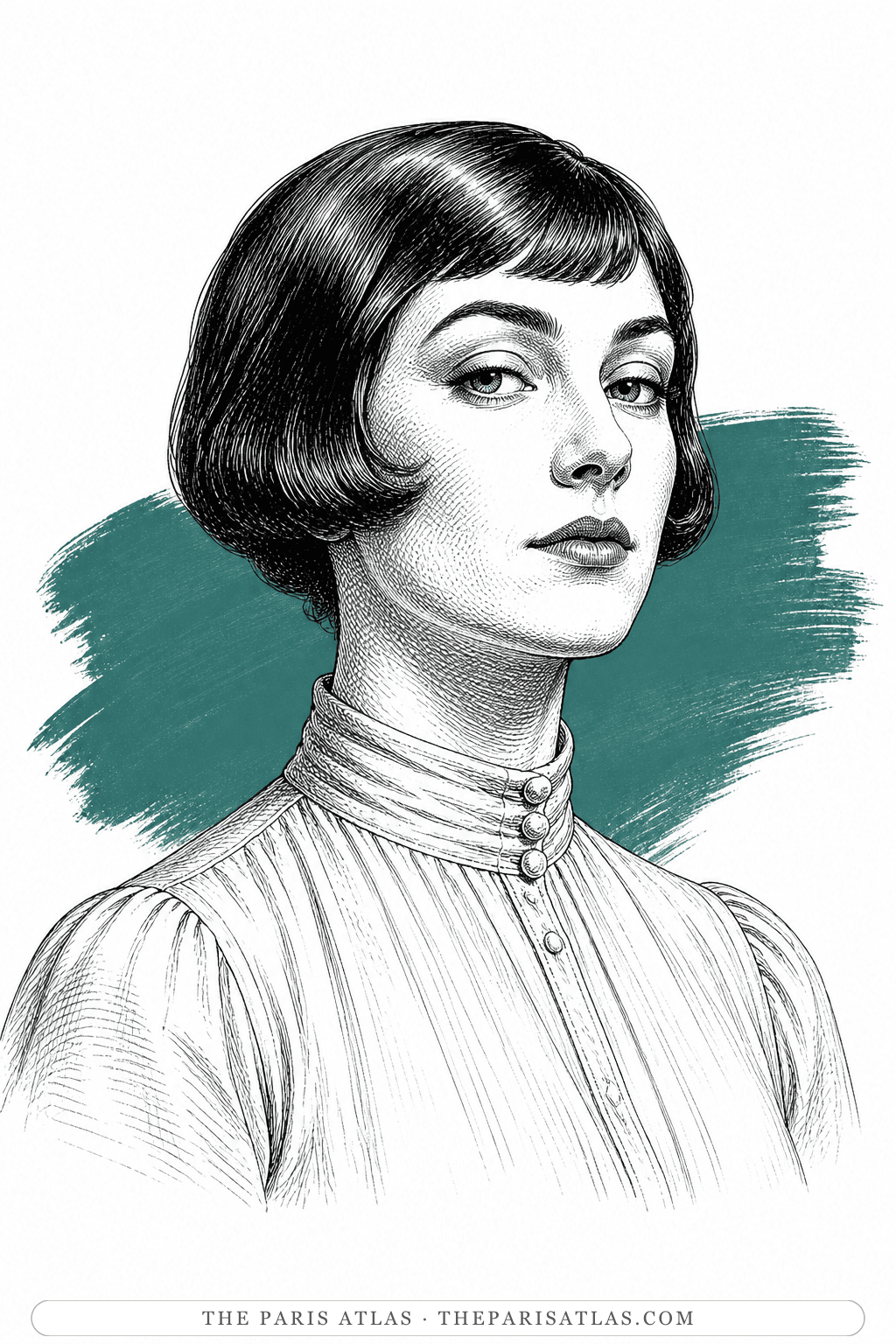 Illustrated portrait of The American dancer