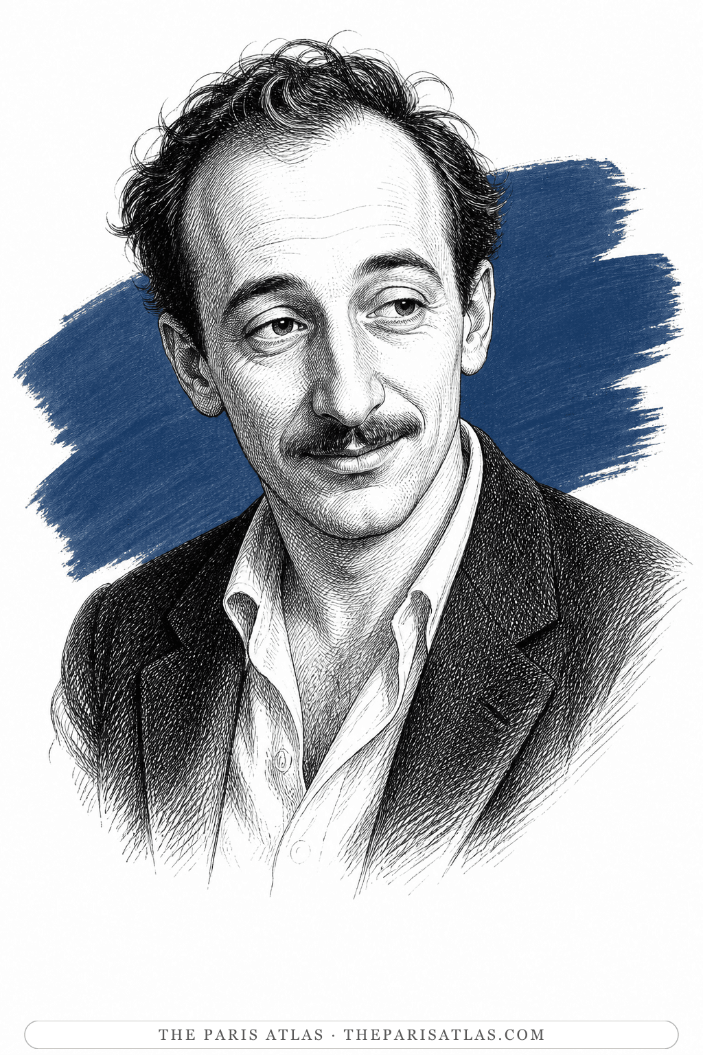Illustrated portrait of Carl