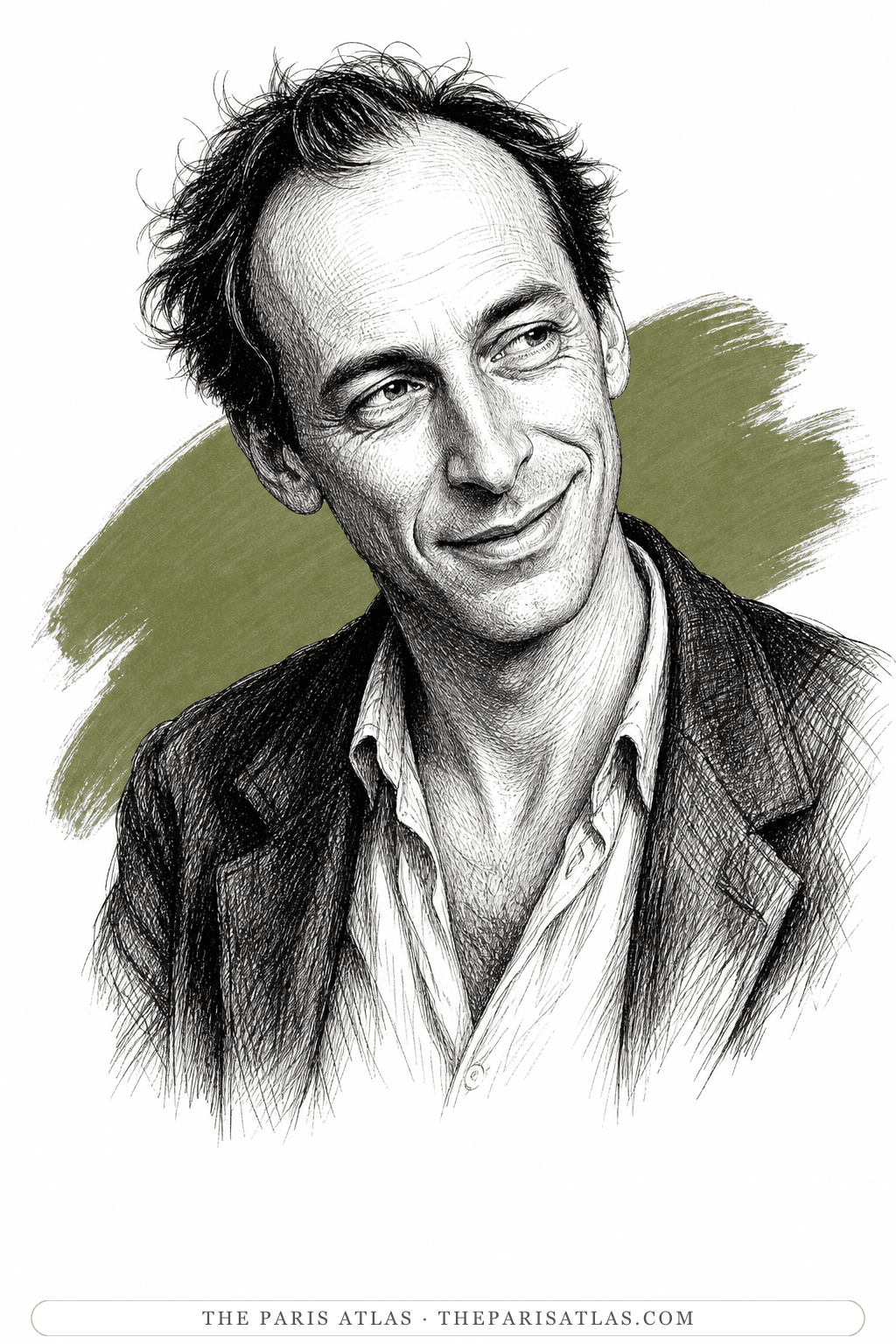 Illustrated portrait of Joey