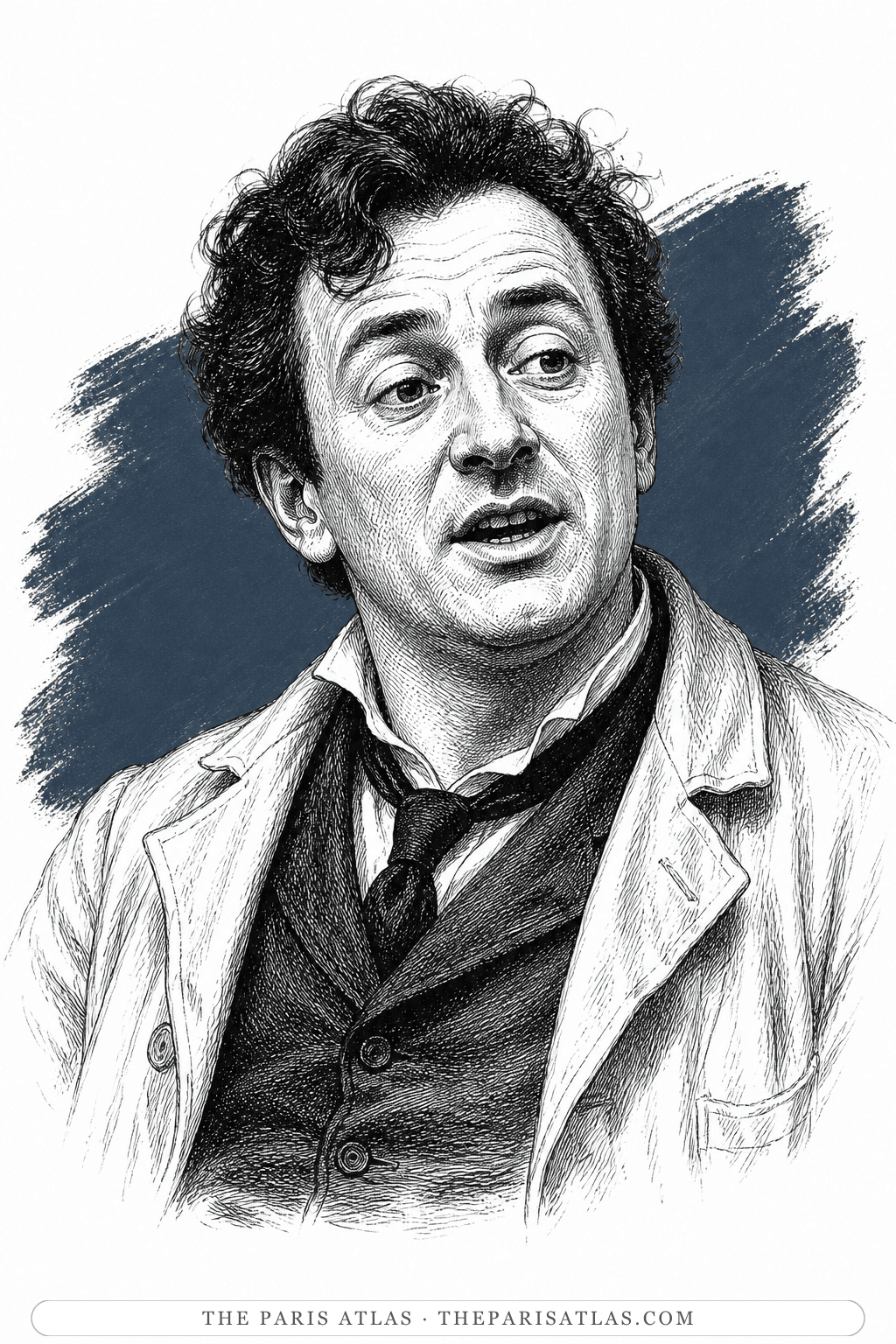 Illustrated portrait of Dr Matthew O'Connor
