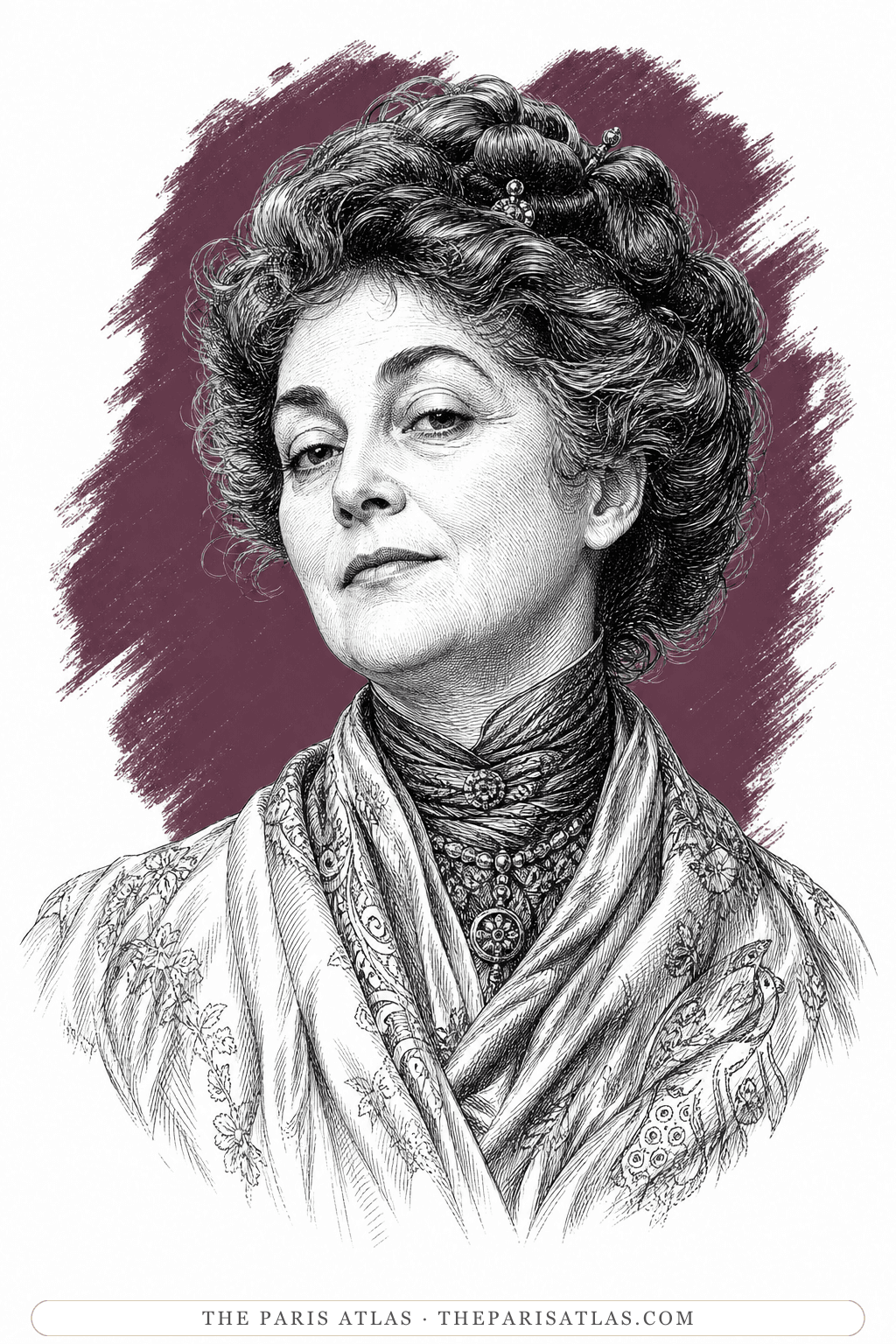 Illustrated portrait of Sophia Grieve Ryder