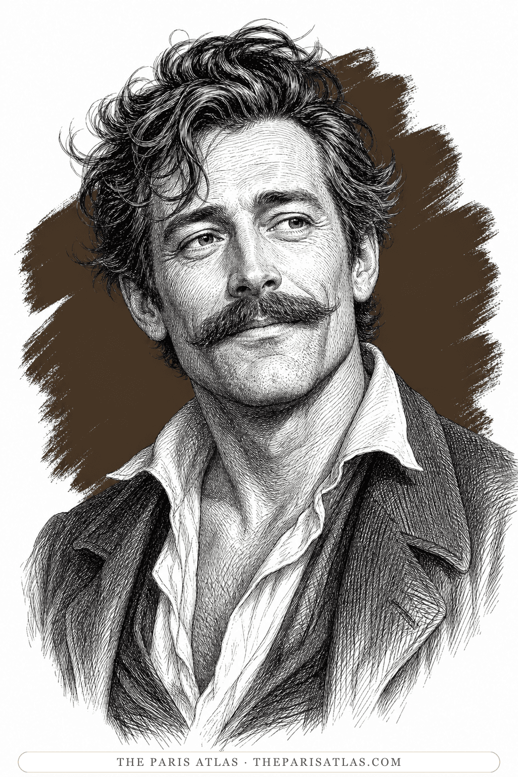 Illustrated portrait of Wendell Ryder
