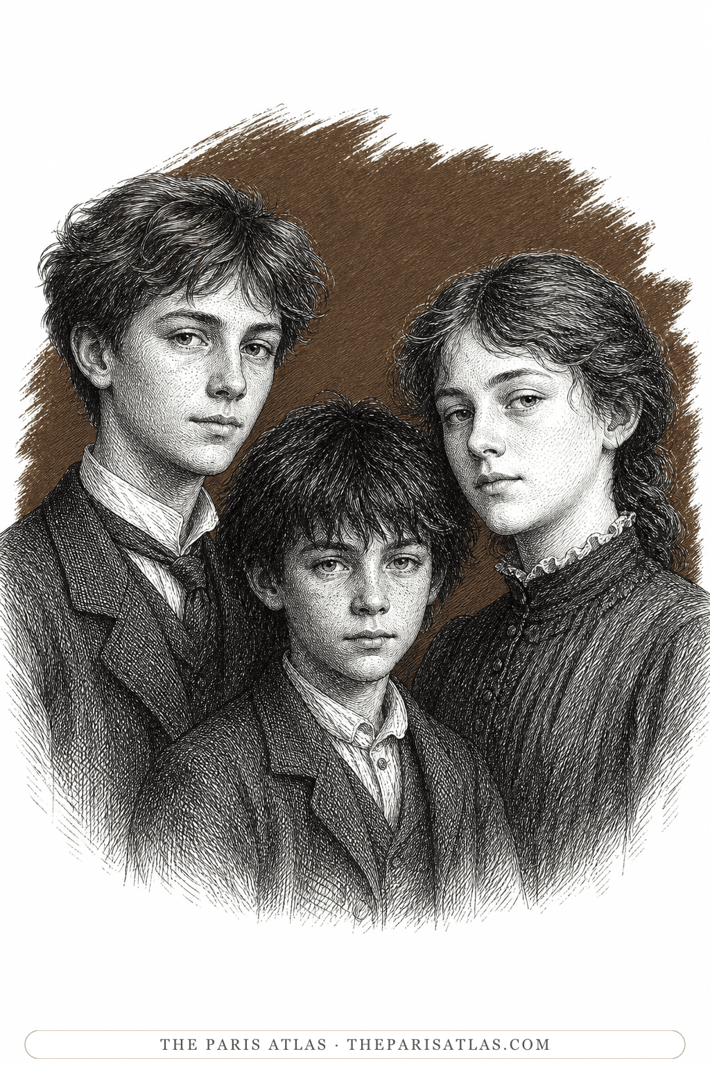 Illustrated portrait of Les Sauvages