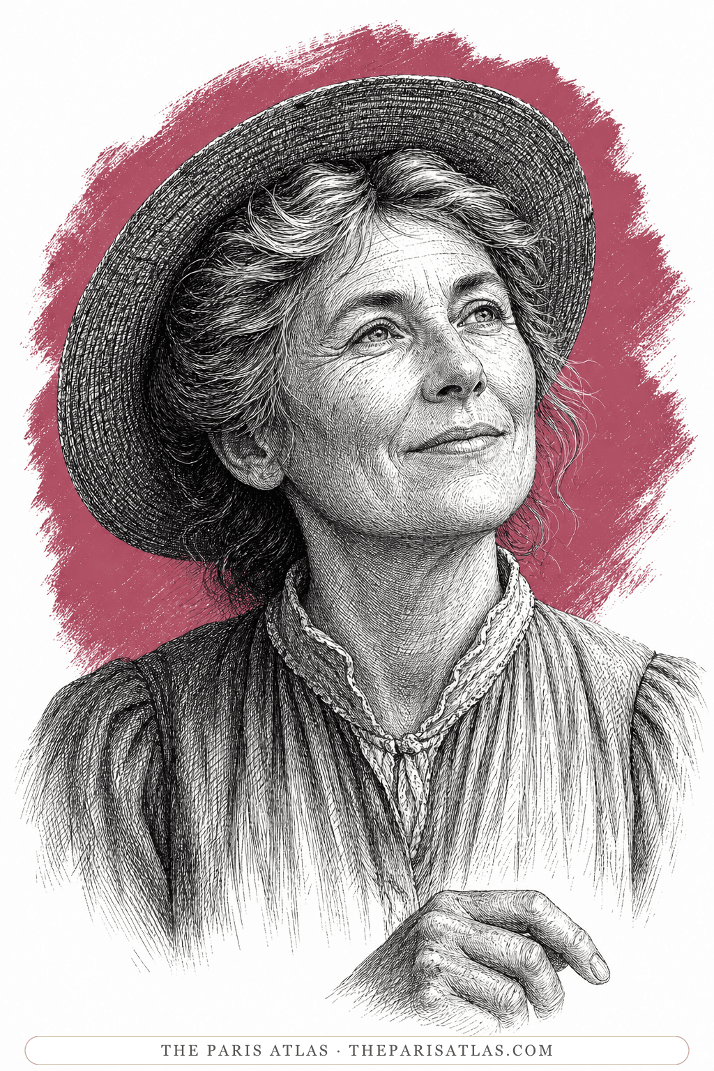 Illustrated portrait of Sido