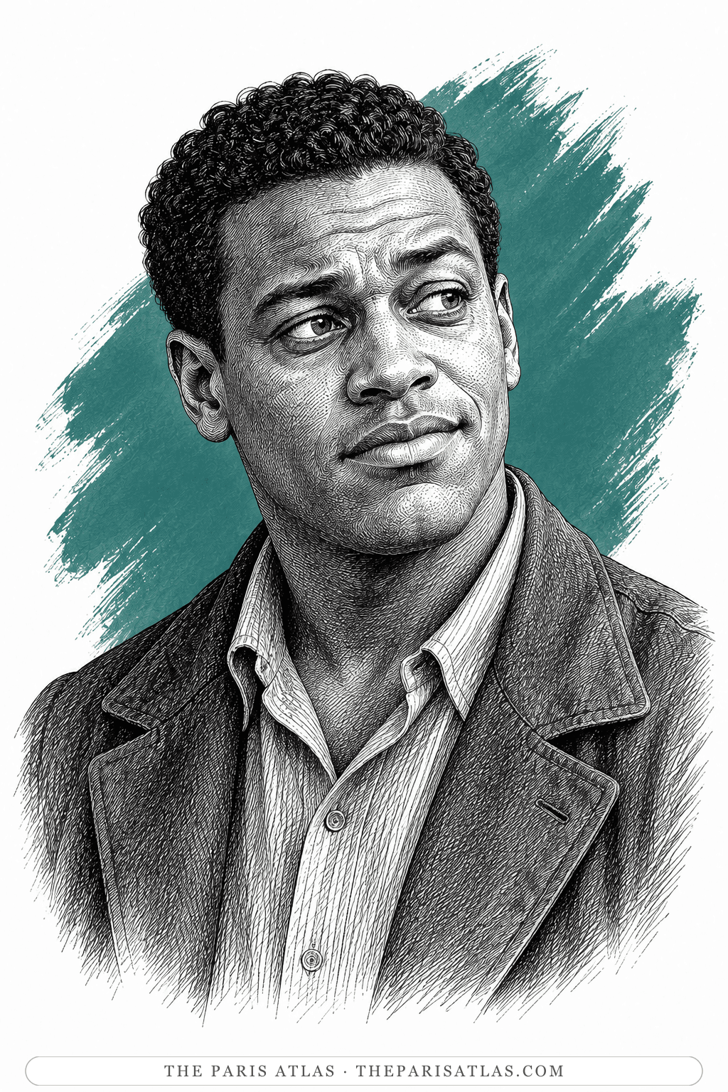 Illustrated portrait of Jesse B. Semple
