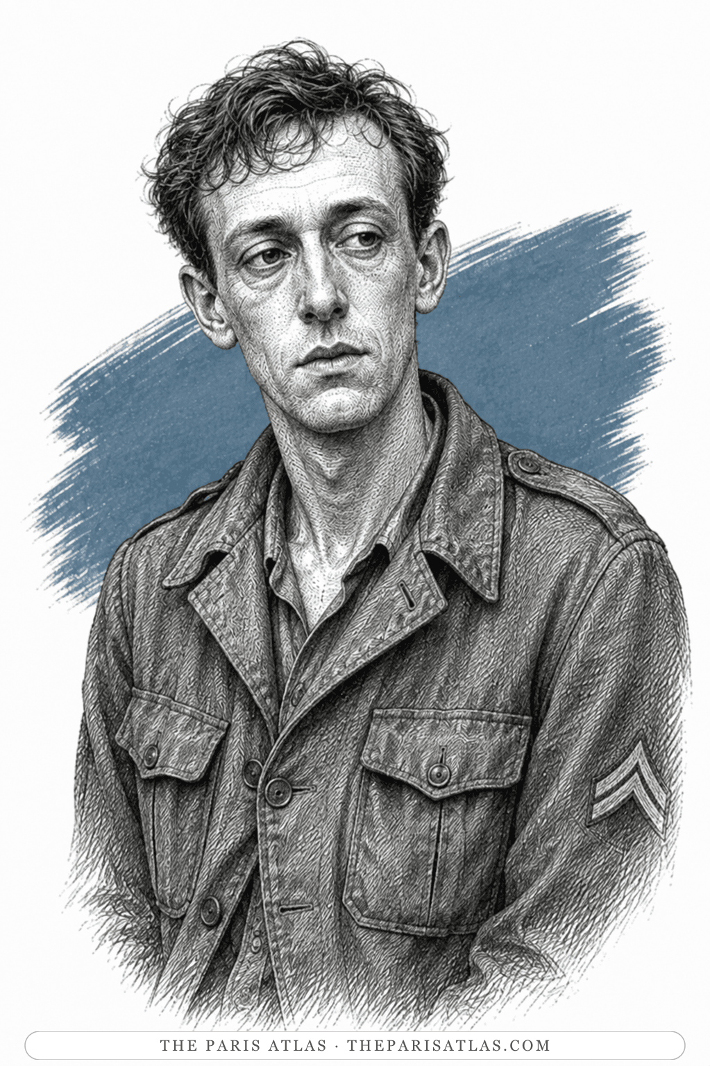 Illustrated portrait of Billy Pilgrim