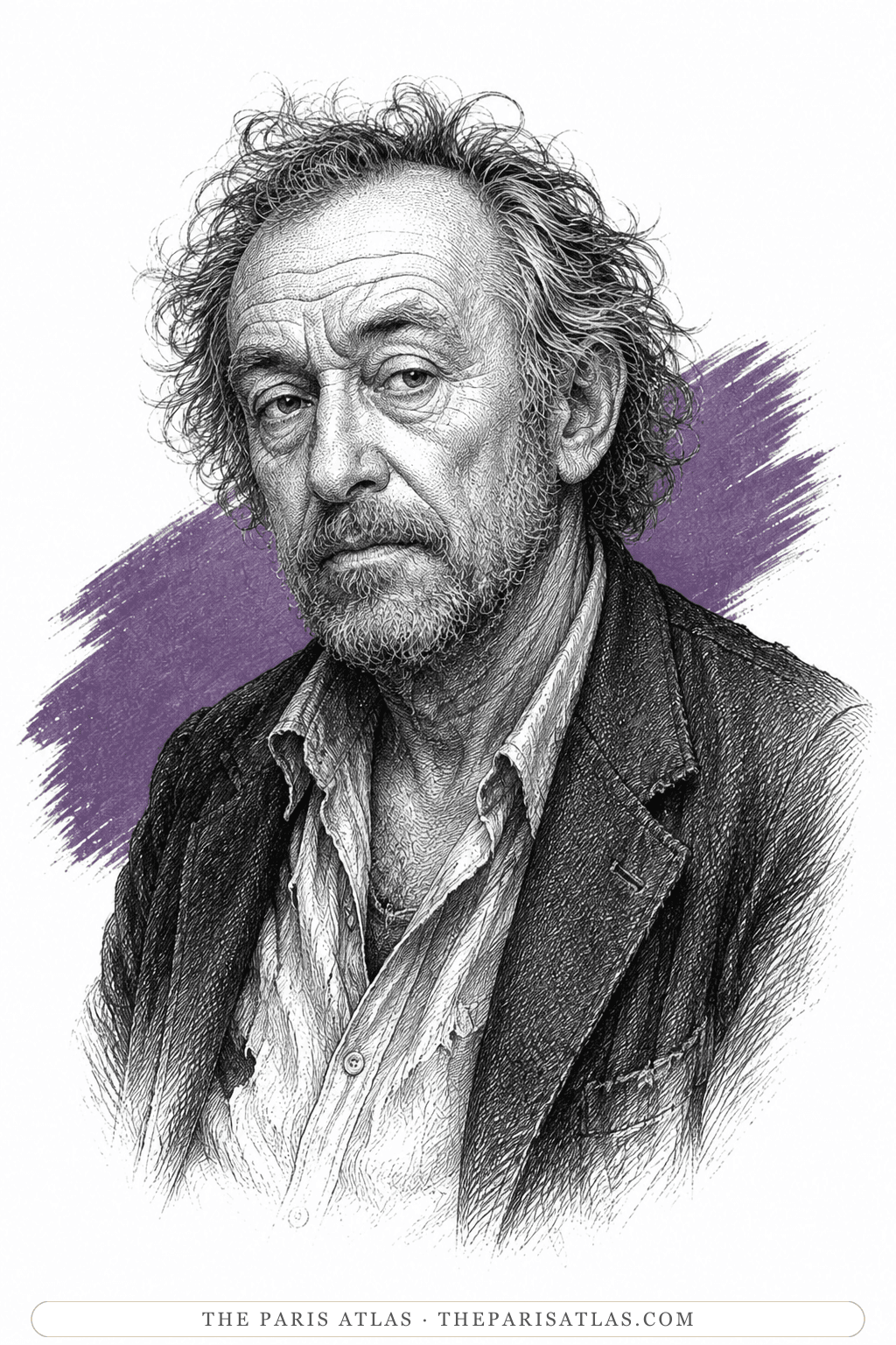 Illustrated portrait of Kilgore Trout