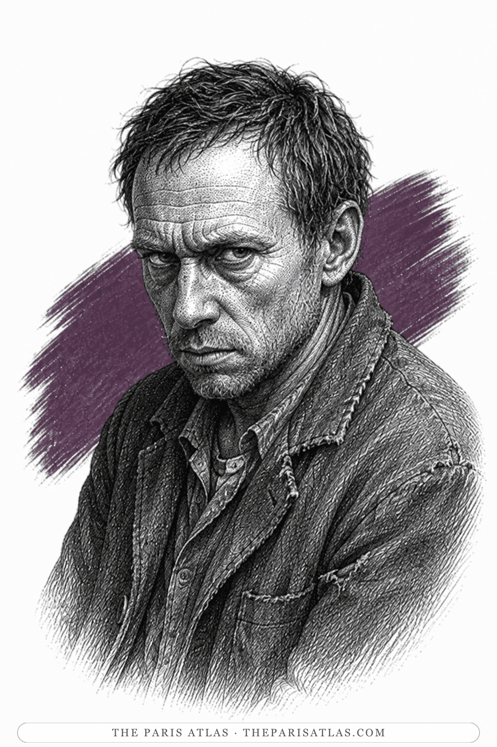 Illustrated portrait of Paul Lazzaro