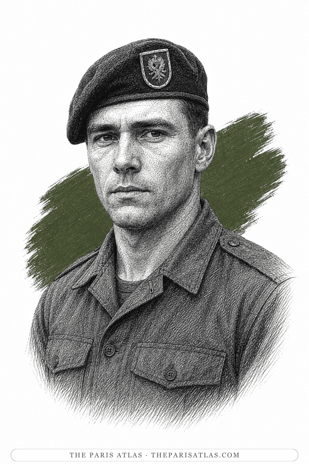Illustrated portrait of Robert Pilgrim