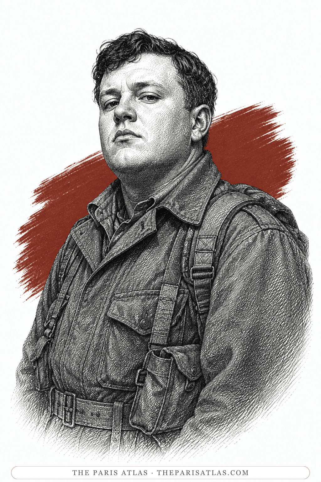 Illustrated portrait of Roland Weary