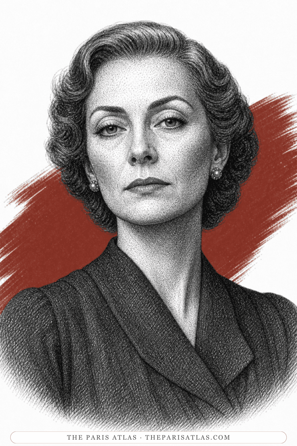 Illustrated portrait of Edith Stoner