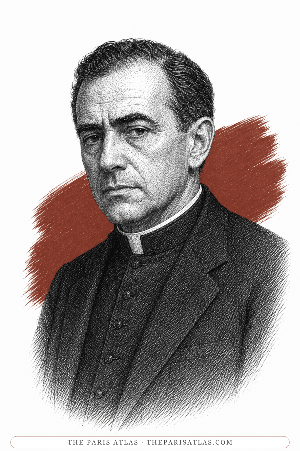 Illustrated portrait of The priest
