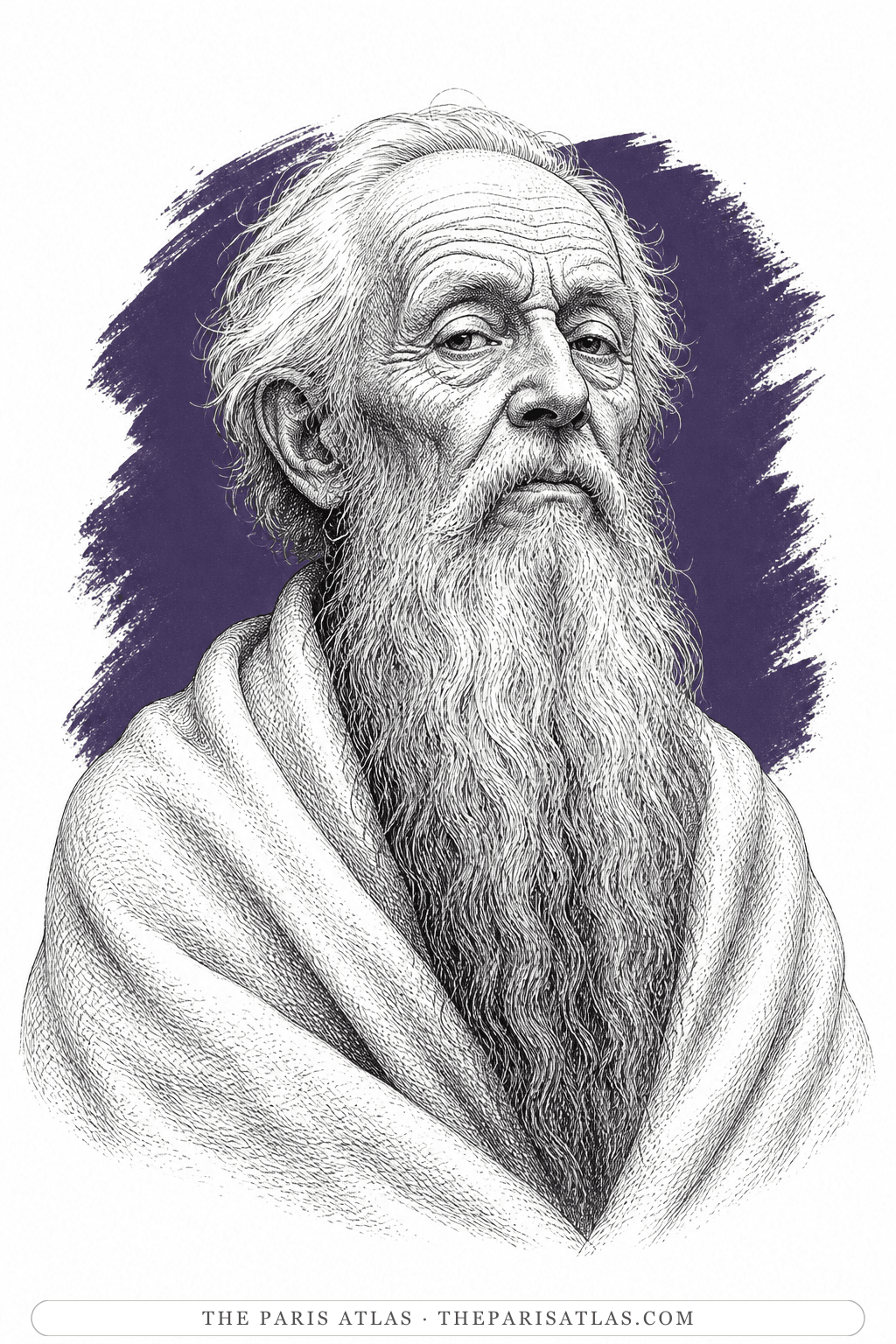 Illustrated portrait of Benjamin Button