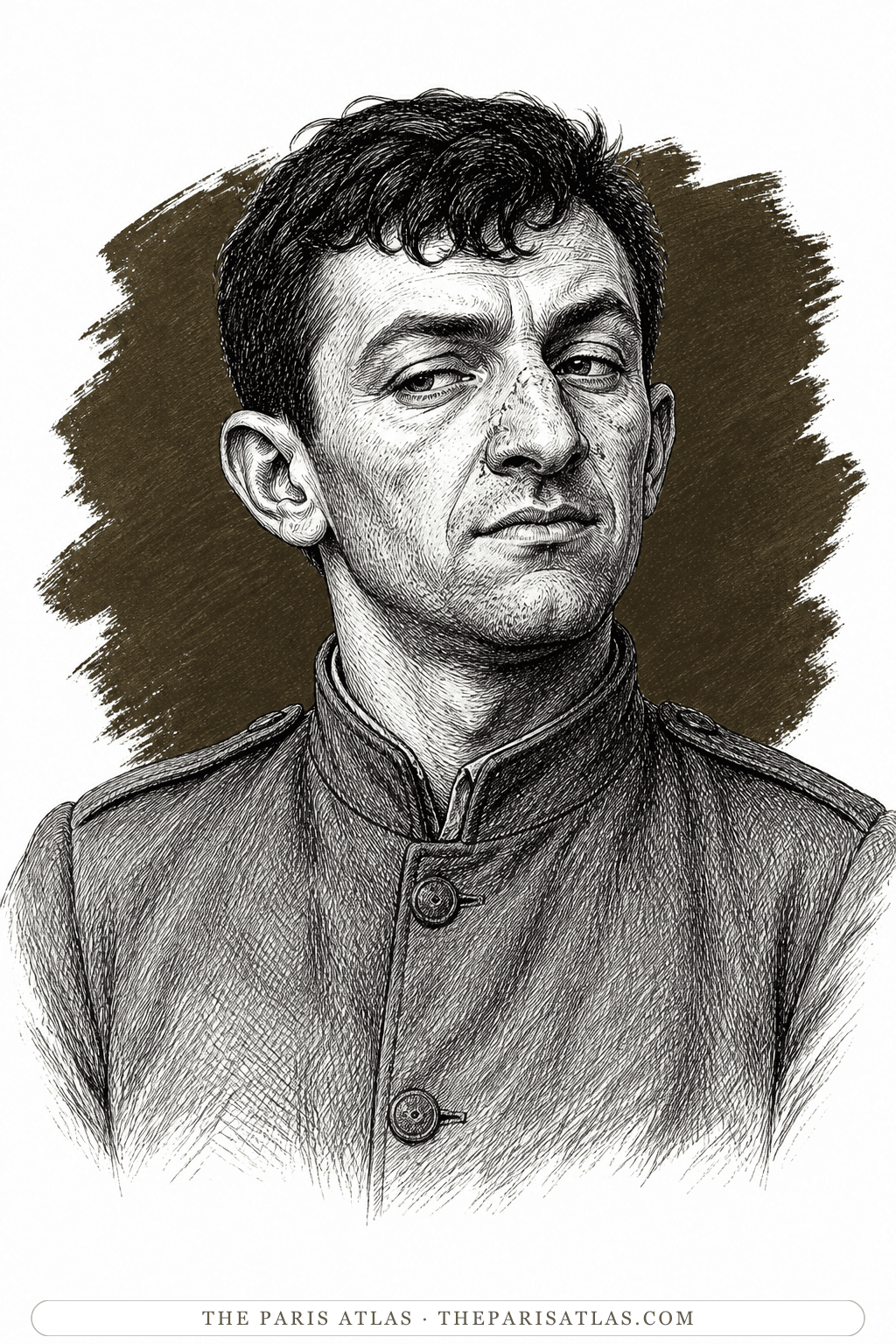 Illustrated portrait of Gus Rose