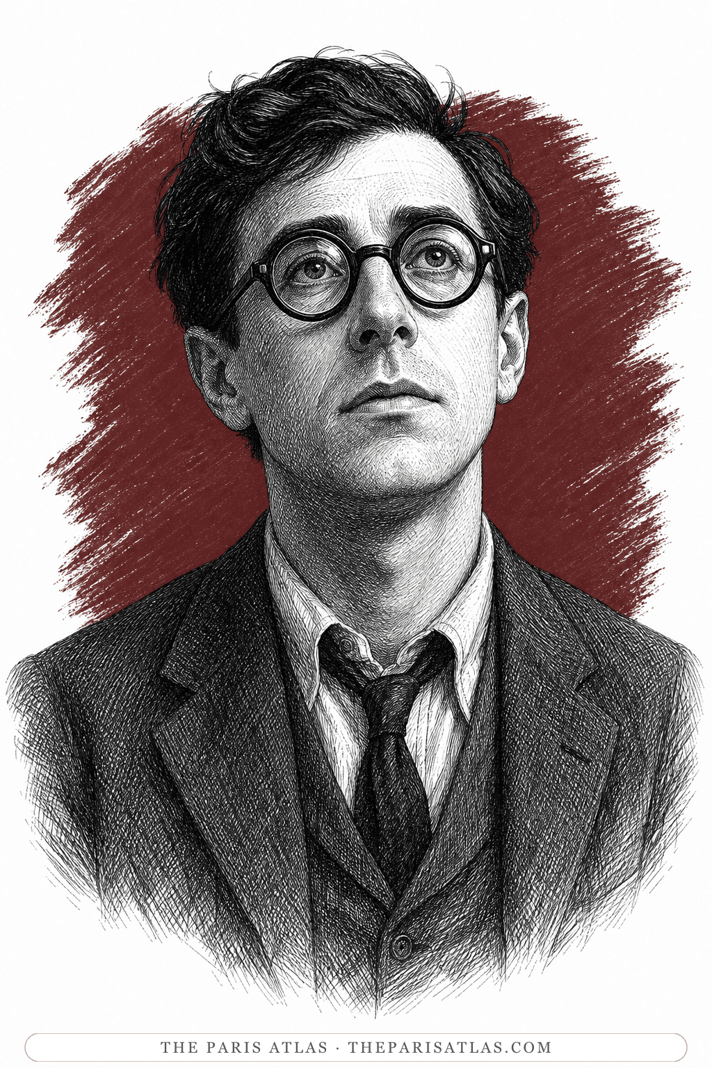 Illustrated portrait of Henry Bradin