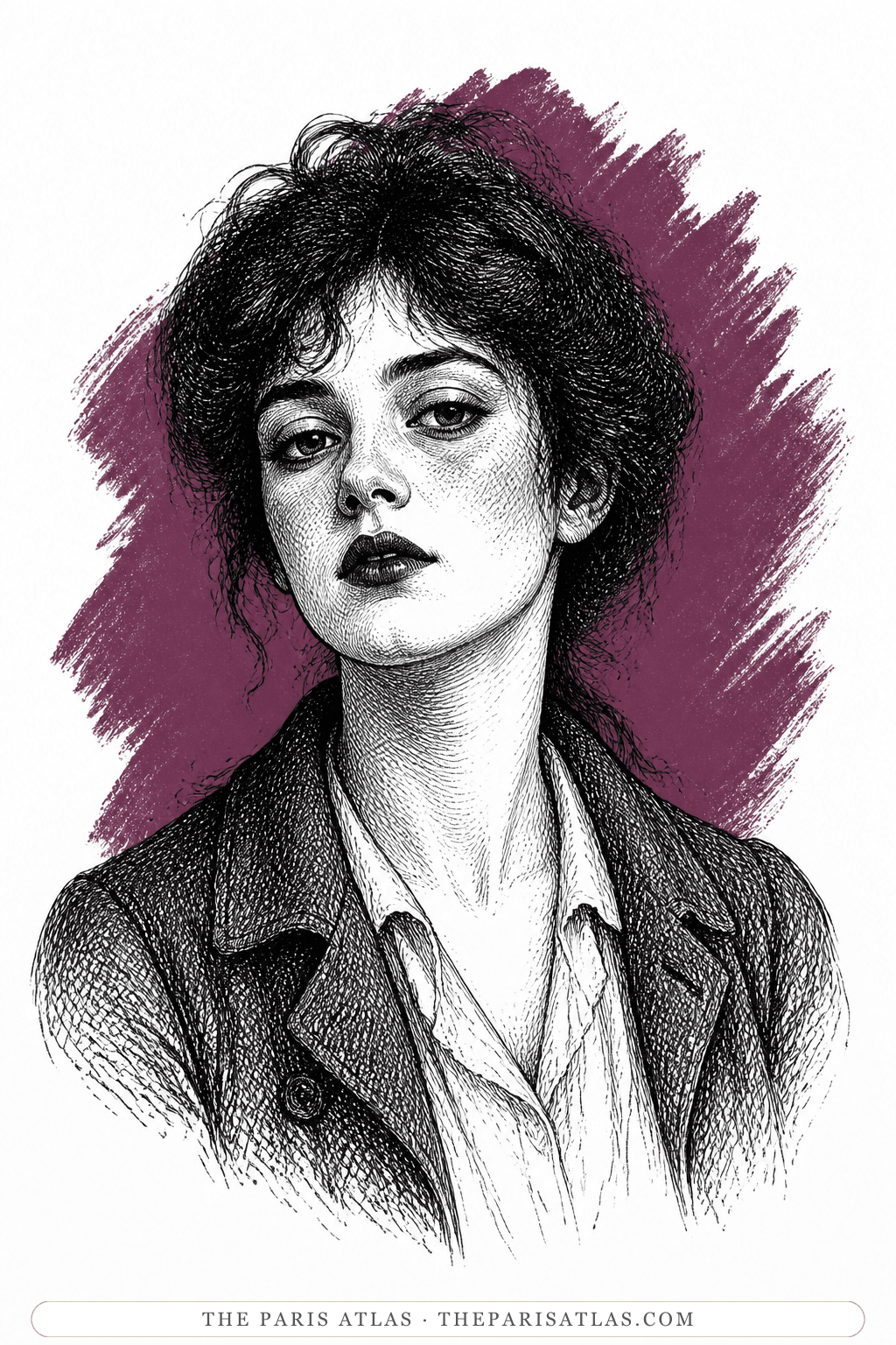 Illustrated portrait of Jewel Hudson