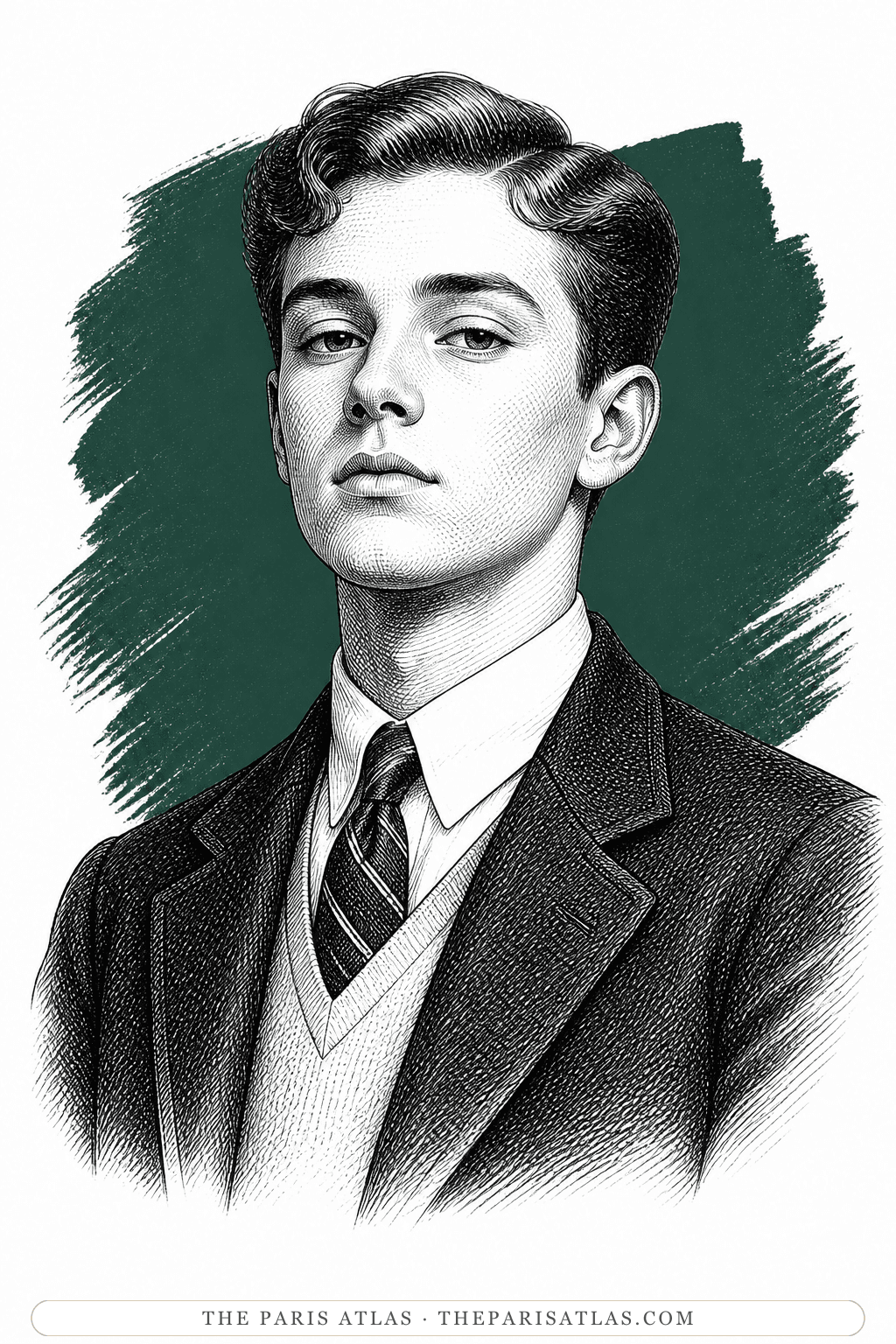 Illustrated portrait of Percy Washington