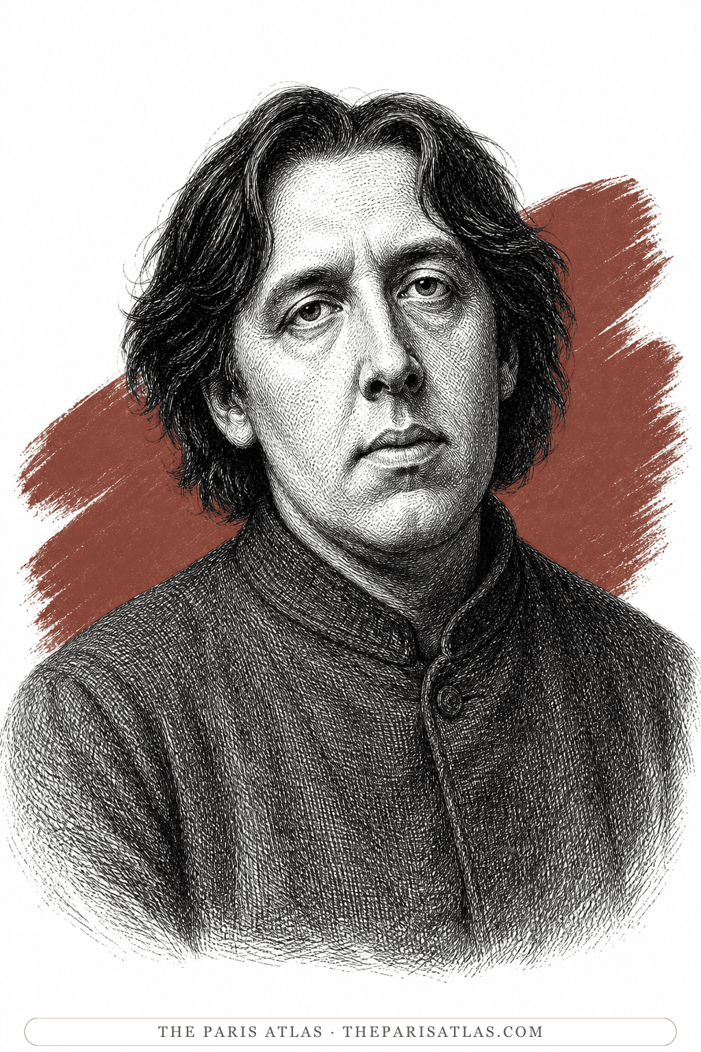 Illustrated portrait of Oscar Wilde (C.3.3.)