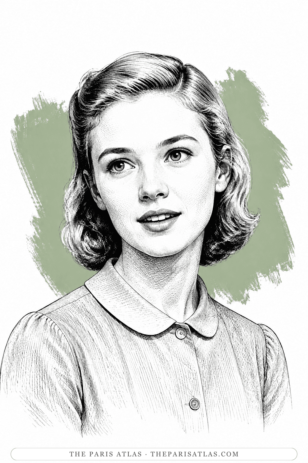Illustrated portrait of Betsy