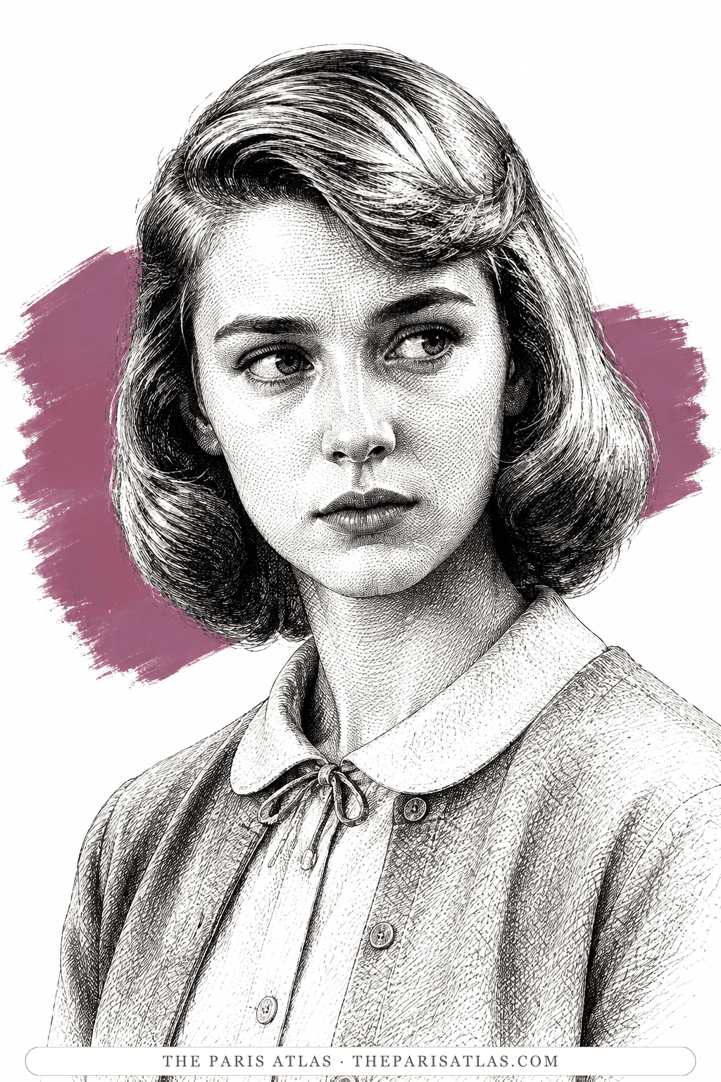 Illustrated portrait of Joan Gilling