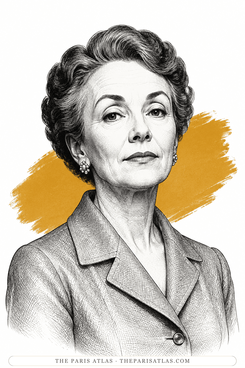 Illustrated portrait of Philomena Guinea