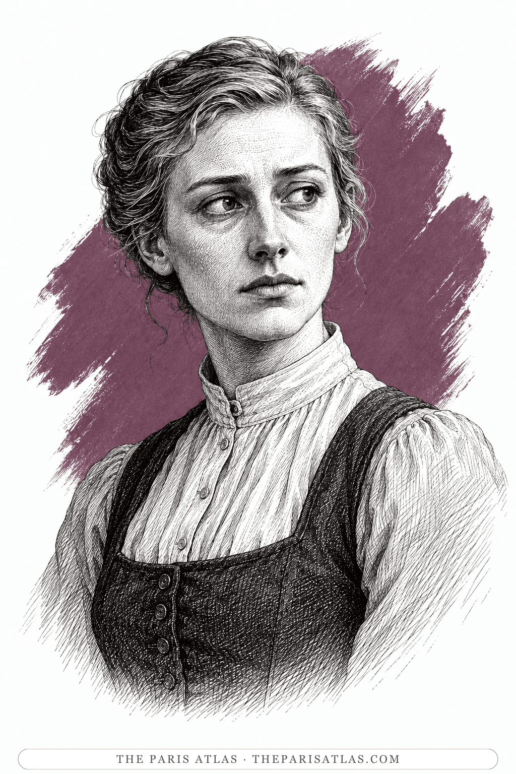 Illustrated portrait of Frieda